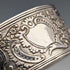 Antique British silver plate napkin rings, set of 6