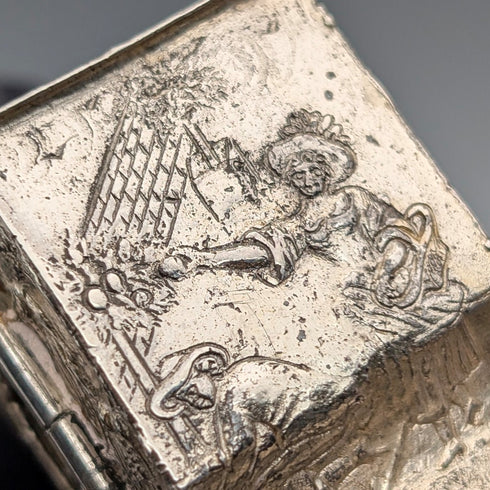 1907年 英国アンティーク 純銀製 馬車ミニチュア 72g Boaz Moses Lendeck