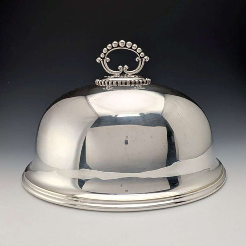英國古董銀盤小鐘形鐘形 Mappin&Webb