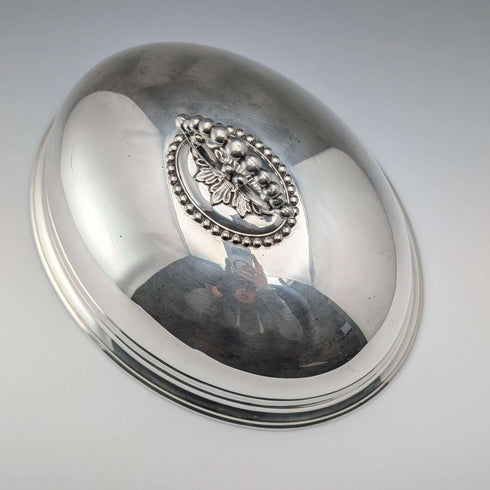 英國古董銀盤小鐘形鐘形 Mappin&Webb