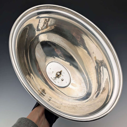 英國古董銀盤小鐘形鐘形 Mappin&Webb