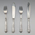 2 pairs of antique British silver handle cutlery from around 1890