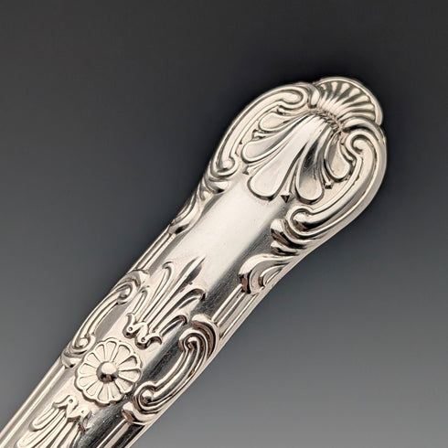 2 pairs of antique British silver handle cutlery from around 1890