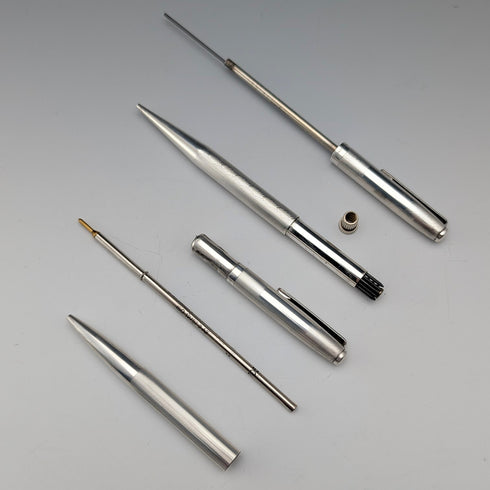 約 1970 年英國復古 Yard O' Red 純銀自動鉛筆和原子筆(附盒子)