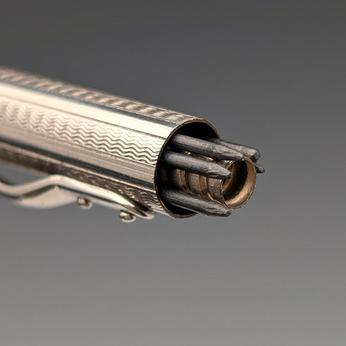 英國 Vintage Yard O 紅色卷銀自動鉛筆