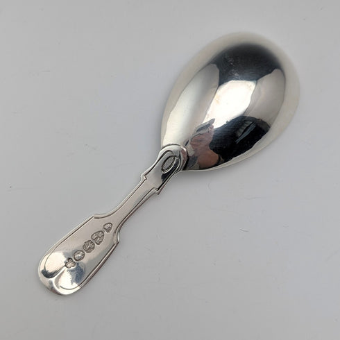 19 世紀中葉英國古董純銀茶盒湯匙 Reid&Sons