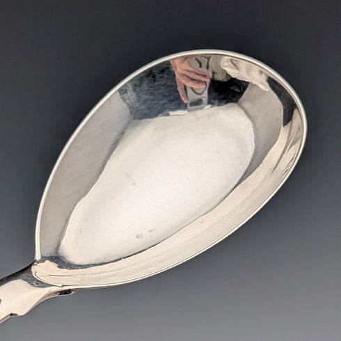 19 世紀中葉英國古董純銀茶盒湯匙 Reid&Sons