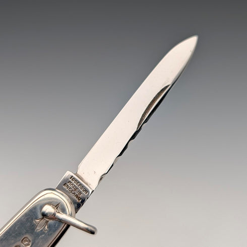 1958 British Vintage Sterling Silver Handle Multi-Tool by George Ibberson