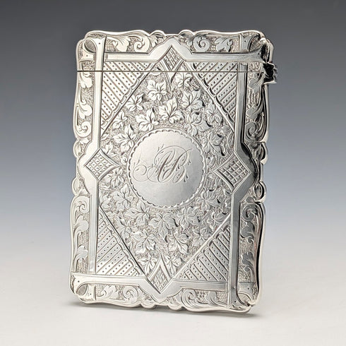 1893 英國古董純銀卡包 56 克 Frederick Marson