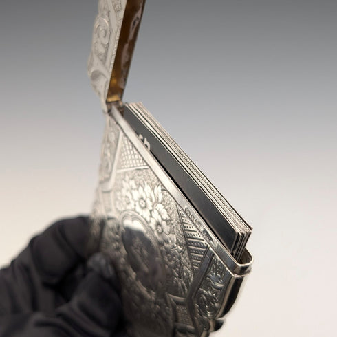 1893 英國古董純銀卡包 56 克 Frederick Marson