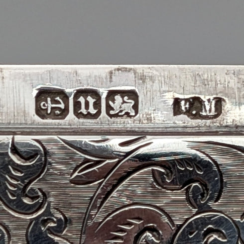 1894 英國古董純銀卡包 55 克 Frederick Marson