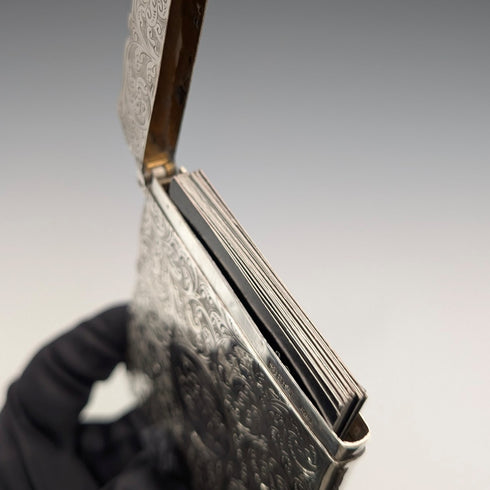 1894 英國古董純銀卡包 55 克 Frederick Marson