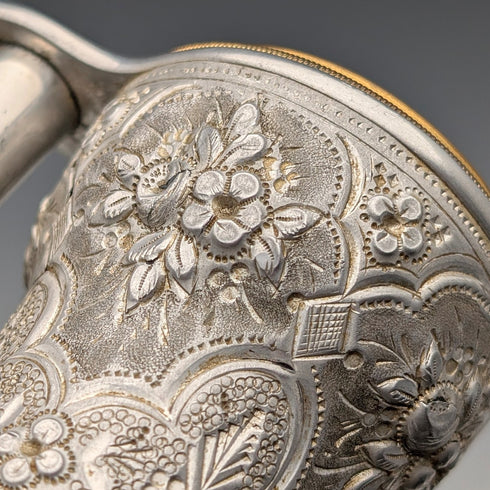 フレンチアンティーク フローラル装飾 オペラグラス 双眼鏡 Laval ケース付き