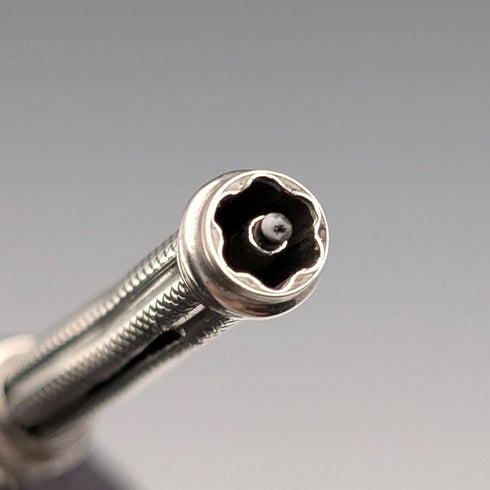 約 1900 年古董銀色自動鉛筆 86-110 毫米