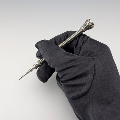 約 1900 年古董銀色自動鉛筆 86-110 毫米