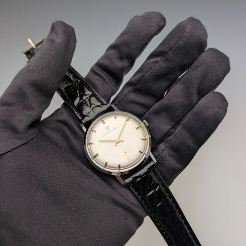 1960s Girard-Perregaux Mechanical Wristwatch Ref.8874V Stainless Steel Case Good Working Condition