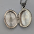 ヴィンテージ 純銀製 オーバル型ロケットペンダント 2.7g ネックレス付き