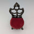 1920s Brass Chair Pocket Watch Holder Red Seat