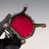 1920s Brass Chair Pocket Watch Holder Red Seat