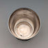 French vintage bird decoration silver plate beaker cup