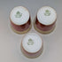 1929 British vintage porcelain cups in sterling silver holders, set of 3, Walker & Hall, AYNSLEY