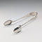 1902 British antique sterling silver sugar tongs 22g Charles Boyton