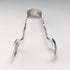 1902 British antique sterling silver sugar tongs 22g Charles Boyton