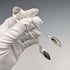 1902 British antique sterling silver sugar tongs 22g Charles Boyton