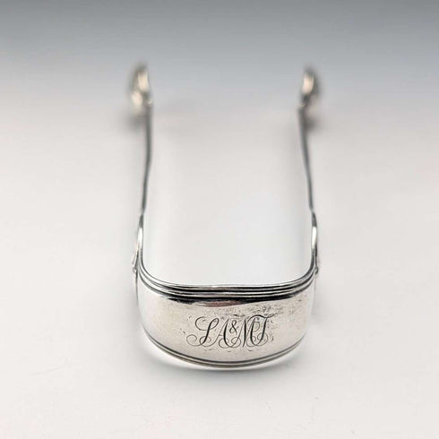 1844 年英國古董純銀糖鉗 60 克 Chawner&Co