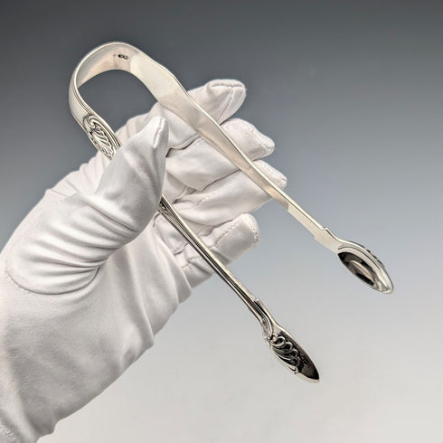 1844年 英国アンティーク 純銀製シュガートング 60g Chawner&Co