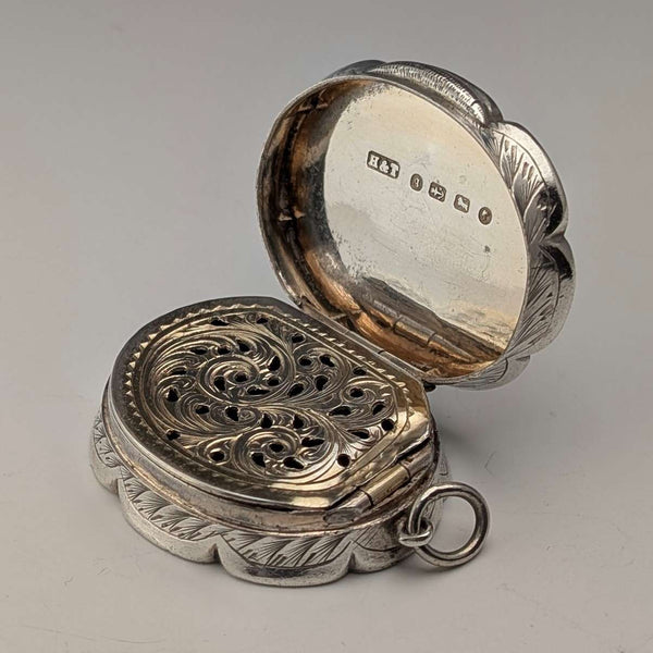 1881 年英國古董純銀油醋汁 21 克 Hilliard&Thomason