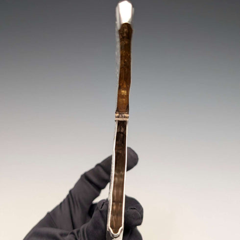 1895年 英国アンティーク 純銀製 カードケース 48g Colen Hewer Cheshire