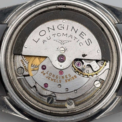 1966年 ロンジン コンクエスト 紳士用 自動巻き腕時計 Cal291 動作良好