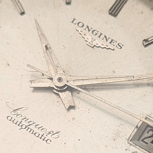 1966年 ロンジン コンクエスト 紳士用 自動巻き腕時計 Cal291 動作良好