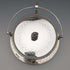 Antique British silver plate and cut glass butter dish