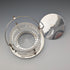 Antique British silver plate and cut glass butter dish