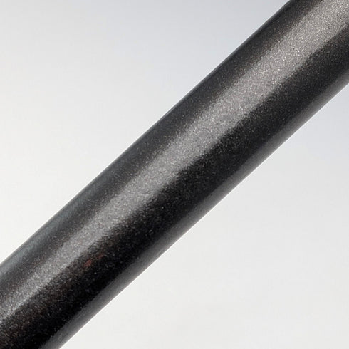 1927年 英国ヴィンテージ 黒軸 曲がりハンドル 純銀装飾 ステッキ 杖 88cm J Howell&Co