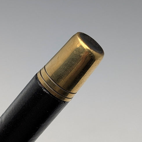 1927年 英国ヴィンテージ 黒軸 曲がりハンドル 純銀装飾 ステッキ 杖 88cm J Howell&Co