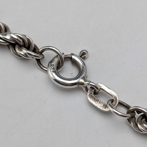 復古紅珊瑚和純銀吊墜,搭配純銀項鍊