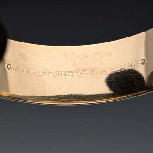 英國復古 9ct 滾金手鐲/手鍊 Lawson, Ward & Gammage