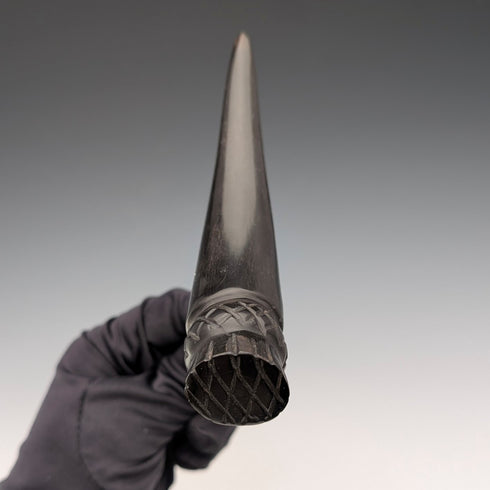 ヴィンテージ 角型木製ハンドル アザミ装飾 ボトルオープナー