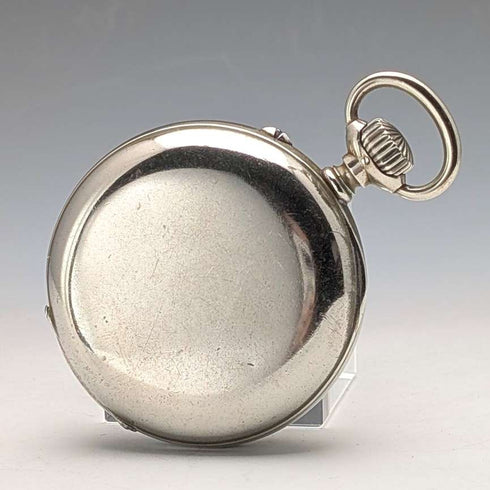 Circa 1908 Antique Longines Pocket Watch, Open Face, Diameter 55mm, In Good Working Condition