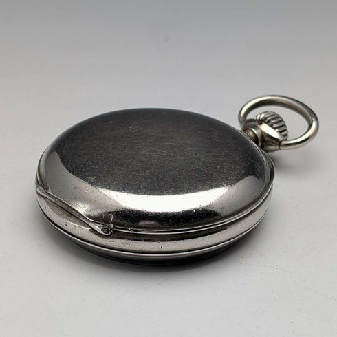 Circa 1908 Antique Longines Pocket Watch, Open Face, Diameter 55mm, In Good Working Condition