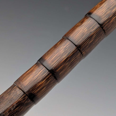 1906年英國古董手杖,92厘米,棕色手柄,L形手柄,純銀裝飾,托馬斯戴維斯設計