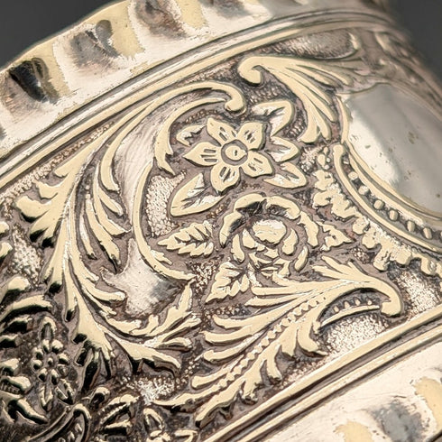 英国ヴィンテージ シルバープレート製 ナプキンリング 4個セット