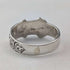 British vintage Victorian design sterling silver ring (size 8-9)