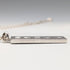 1977 British sterling silver jubilee ingot pendant and sterling silver chain, total weight 22g, WJ Co.