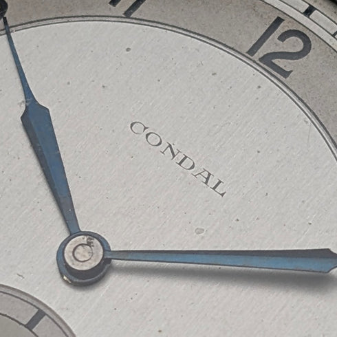 アンティーク スイス LANCO 懐中時計 アールデコ 合金ケース 動作良好