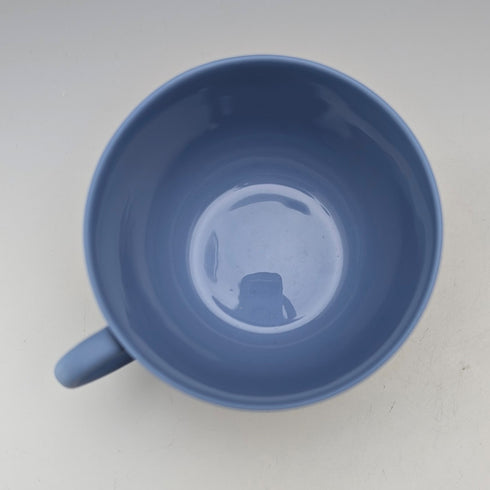 英国ヴィンテージ ウェッジウッド ジャスパーウェア製 カップ&ソーサー ペールブルー