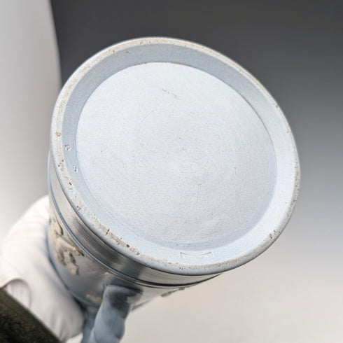 復古英國 Jasperware 咖啡壺(淡藍色)